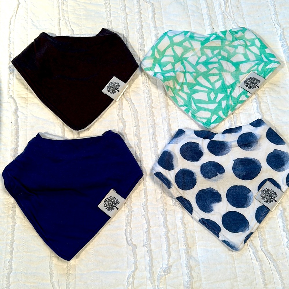 Parker babe Co bandana bibs.